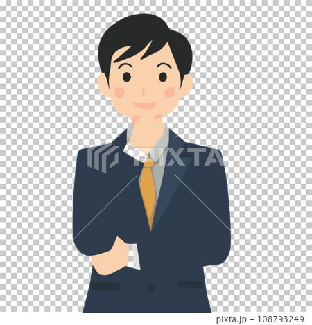 考え中のビジネスマン 考え中のビジネスマン 108793249