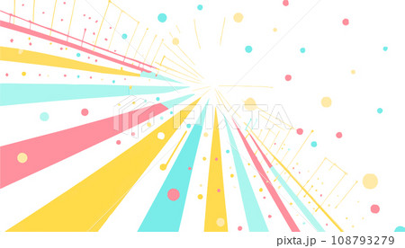 パステルカラーのネットワーク空間 108793279