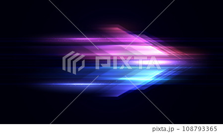 Modern abstract arrows moving at high speed....のイラスト素材 [108793365] - PIXTA