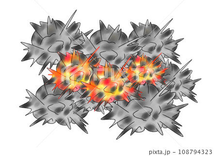 爆風の痕跡 爆風の痕跡 108794323