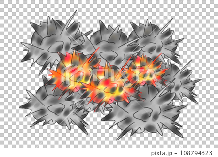 爆風の痕跡 爆風の痕跡 108794323