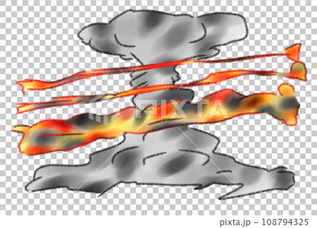 爆風の痕跡のイラスト素材 [108794325] - PIXTA