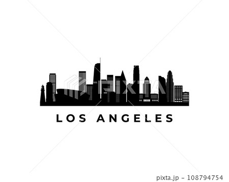 Vector Los Angeles skyline.  108794754