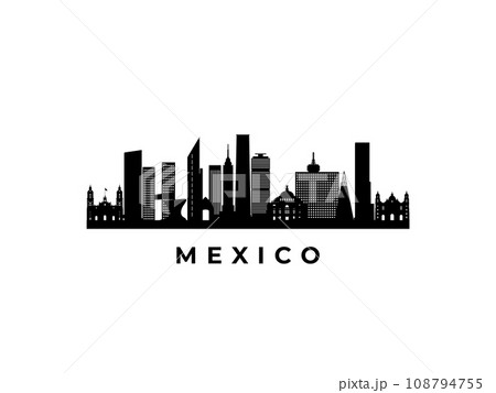 Vector Mexico skyline. Vector Mexico skyline. 108794755
