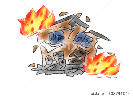 崩れゆく家 崩れゆく家 108794878