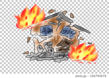 崩れゆく家 崩れゆく家 108794878