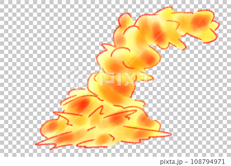 火焰冒煙 108794971