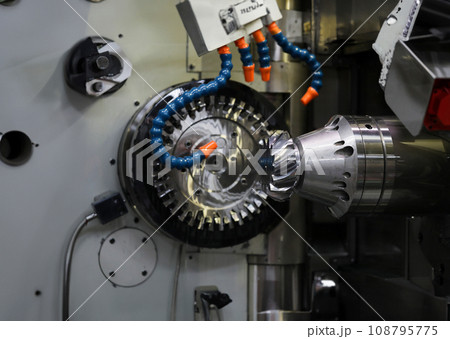 Milling machine for processing metal products in industry 108795775