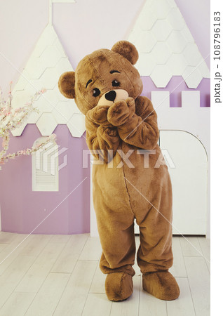 bear costume for celebrating holidays 108796183