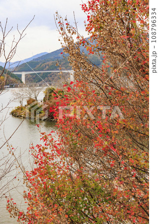 紅葉見頃な恵那峡 紅葉見頃な恵那峡 108796334