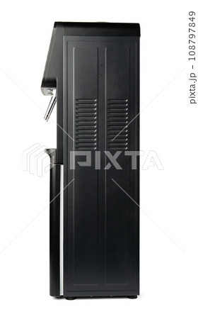 Black water cooler isolated on white background 108797849