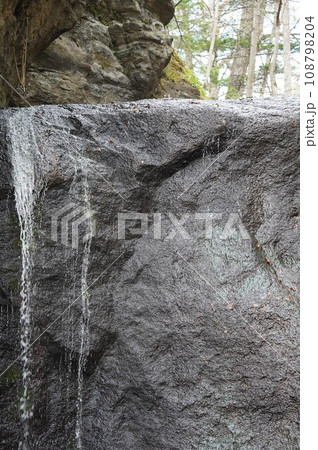 岩からしみだす湧き水 108798204