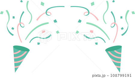 パーティークラッカーのイラスト 108799191