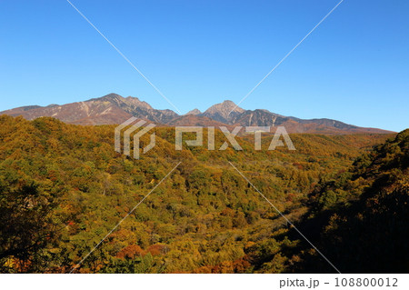 八ヶ岳高原大橋 北詰展望所からの八ヶ岳 【山梨県北杜市高根町清里】 108800012