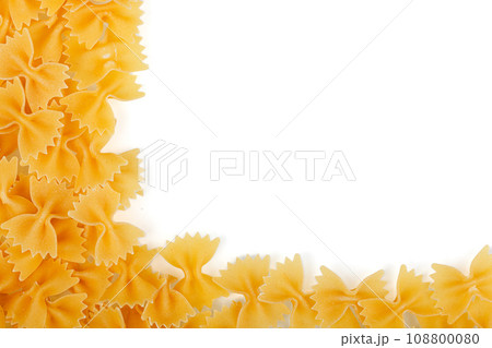 Different types and shapes of dry italian pasta Different types and shapes of dry italian pasta 108800080