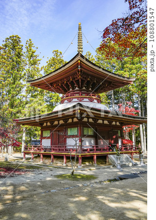 秋の高野山 壇上伽藍 東塔 秋の高野山 壇上伽藍 東塔 108801547