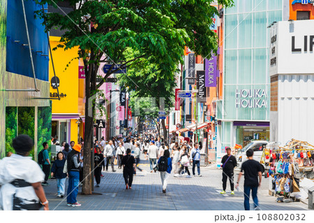 ソウル　明洞　※一部ソフトフォーカス 108802032