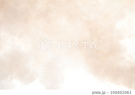 Dense Fluffy Puffs of White Smoke and Fog on white Background, Abstract Smoke Clouds, All Movement Blurred, intention out of focus, Air pollution pm 2.5 dust in city 108802061