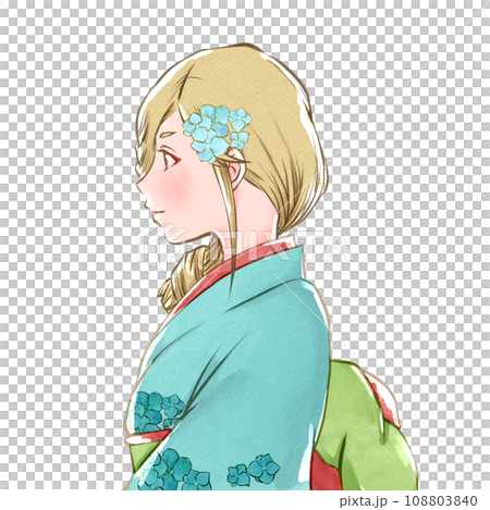 編織和服的女人 編織和服的女人 108803840