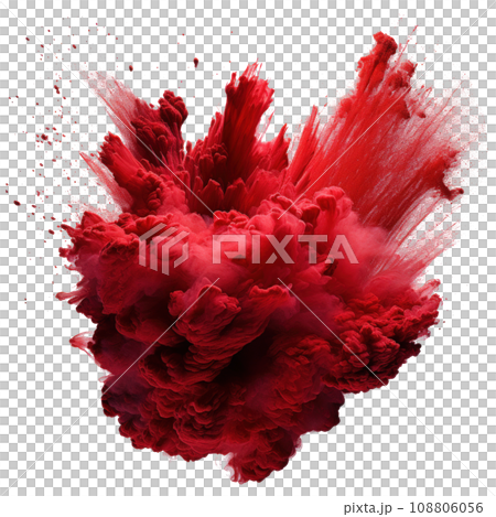 Red Holi, Holli, Holly. bright splash isolated Red Holi, Holli, Holly. bright splash isolated 108806056