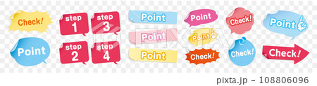 Navigation pins set Vector 108806096