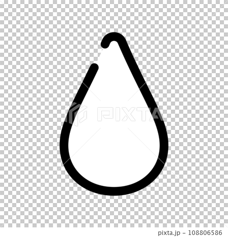 簡單的水滴圖圖標 108806586