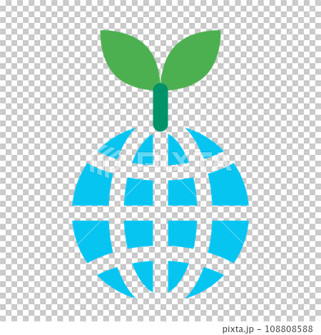 Color style icons representing eco, earth, leaves and buds Color style icons representing eco, earth, leaves and buds 108808588