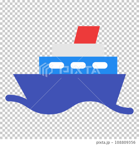 代表車輛、船舶的顏色樣式圖示 代表車輛、船舶的顏色樣式圖示 108809356