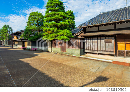 富山県　富山市　岩瀬の町並み 108810502