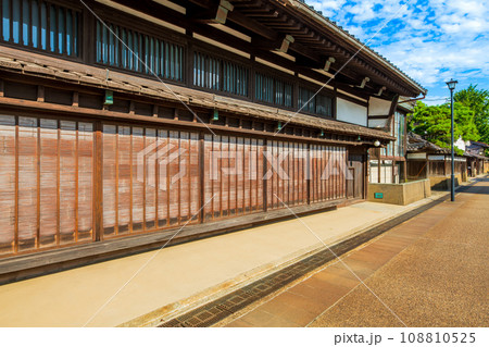 富山県 富山市 岩瀬の町並み 富山県 富山市 岩瀬の町並み 108810525