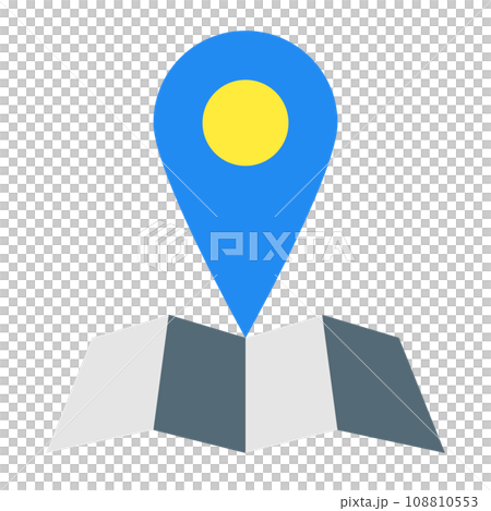Color style icons representing maps, location information 108810553