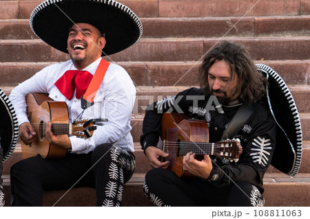 Mexican musician mariachi band 108811063