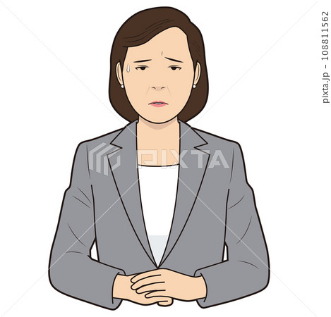 困る女性面接官 困る女性面接官 108811562