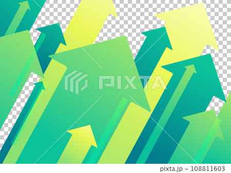 green arrow background material green arrow background material 108811603