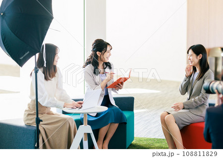 取材風景　撮影協力「LINK FOREST」 108811829