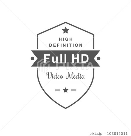 Full HD Logotype. Full HD Logotype. 108813011