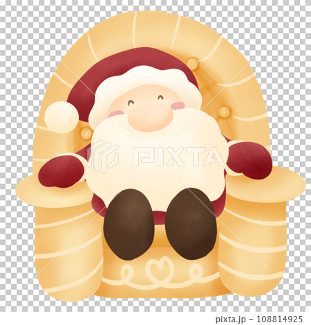 Santa Claus and sofa Santa Claus and sofa 108814925
