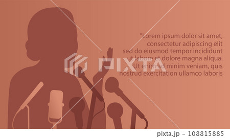 A woman defends human rights at demonstrations, actions and strikes. Concept of equality, freedom, morality, equality, dignity, society, social justice. 108815885