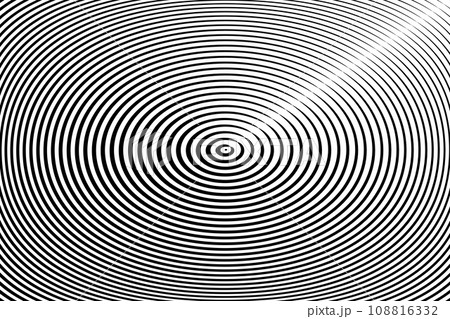 Concentric Oval Lines Pattern. Abstract Textured Background. Vector art. Concentric Oval Lines Pattern. Abstract Textured Background. Vector art. 108816332