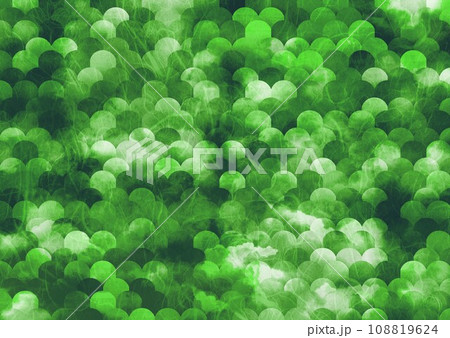 和紙鱗模様みどり色 108819624