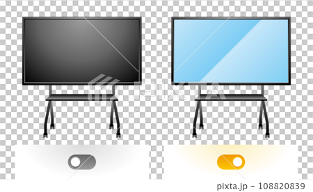 Simple illustration_large monitor 108820839