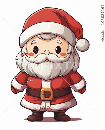 クリスマスのサンタクロースの挿し絵　AI画像 108821163