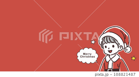 クリスマスの背景/バナー/広告/ポストカード/クリスマスカード/グリーティングカード/メッセージ 108821487