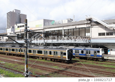 宇都宮駅に停車中の東北本線E531系・E131系 108821717