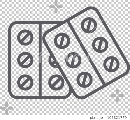 Pills icon flat. medicine icon vector. Illustration isolated vector sign symbol, capsule icon simple design Pills icon flat. medicine icon vector. Illustration isolated vector sign symbol, capsule icon simple design 108821779