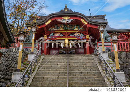御嶽神社 厳かな拝殿の佇まい 東京都青梅市 御嶽神社 厳かな拝殿の佇まい 東京都青梅市 108822005