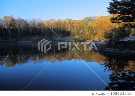 美鈴池の絶景 【長野県南牧村（八ヶ岳高原ロッジ）】 108823510