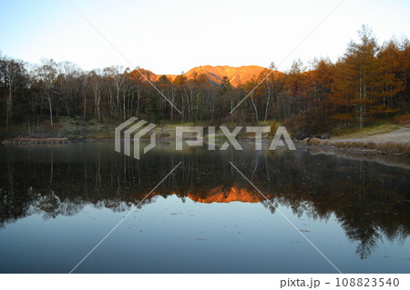 美鈴池の絶景 【長野県南牧村(八ヶ岳高原ロッジ)】 美鈴池の絶景 【長野県南牧村(八ヶ岳高原ロッジ)】 108823540