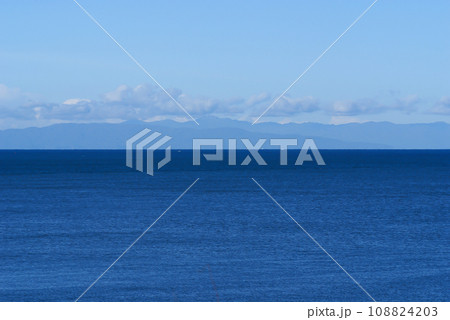 佐渡ヶ島と越佐海峡 佐渡ヶ島と越佐海峡 108824203