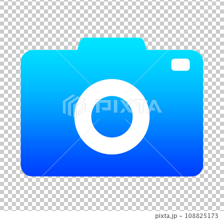 blue gradient camera icon blue gradient camera icon 108825173